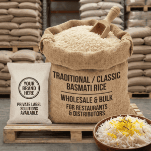 Traditional Basmati Rice – Aromatic Long Grain (Wholesale)