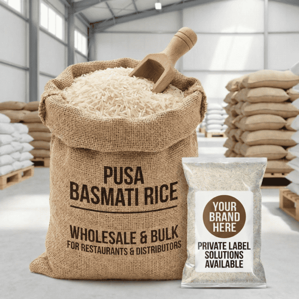 Pusa Basmati Rice – Long Grain Rice (Restaurant & Bulk)