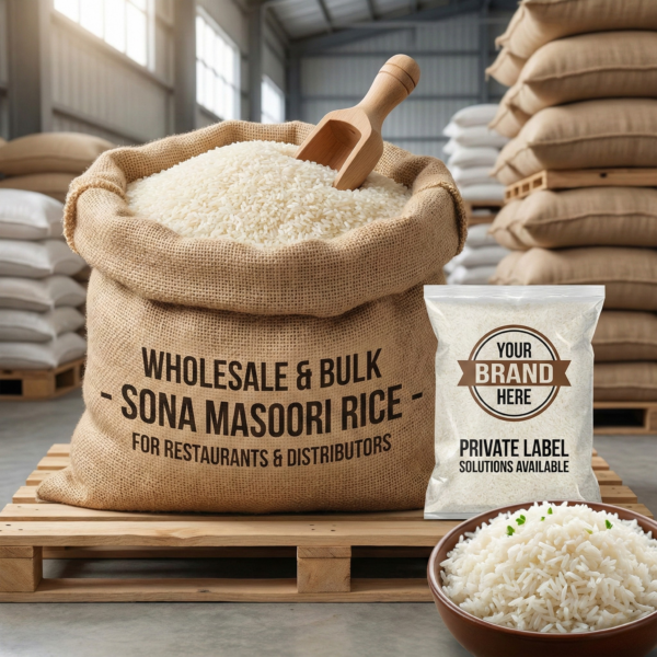 Sona Masoori Rice – Medium Grain Rice (Bulk & Wholesale)