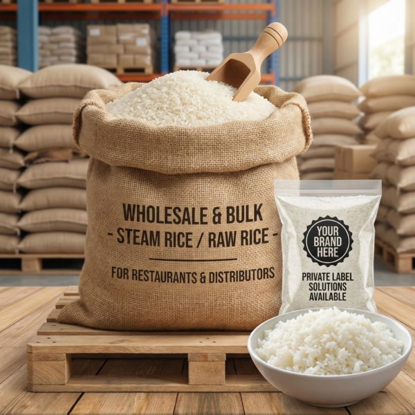 Steam Rice – Daily Use Long Grain Rice (Wholesale)