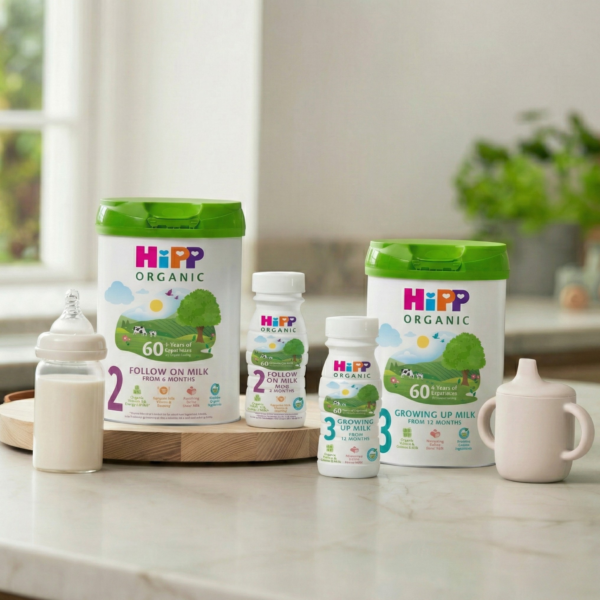 HiPP Organic Formula Milk Range – Stage 2 Follow-On & Stage 3 Growing Up Milk