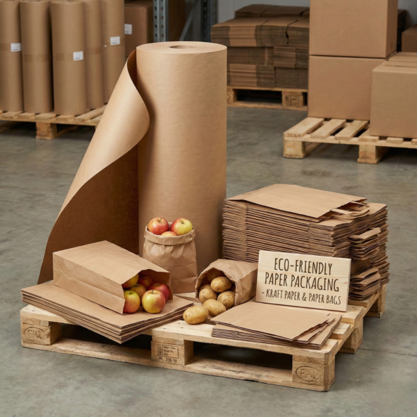 Paper Packaging Materials (Kraft Paper / Paper Bags)